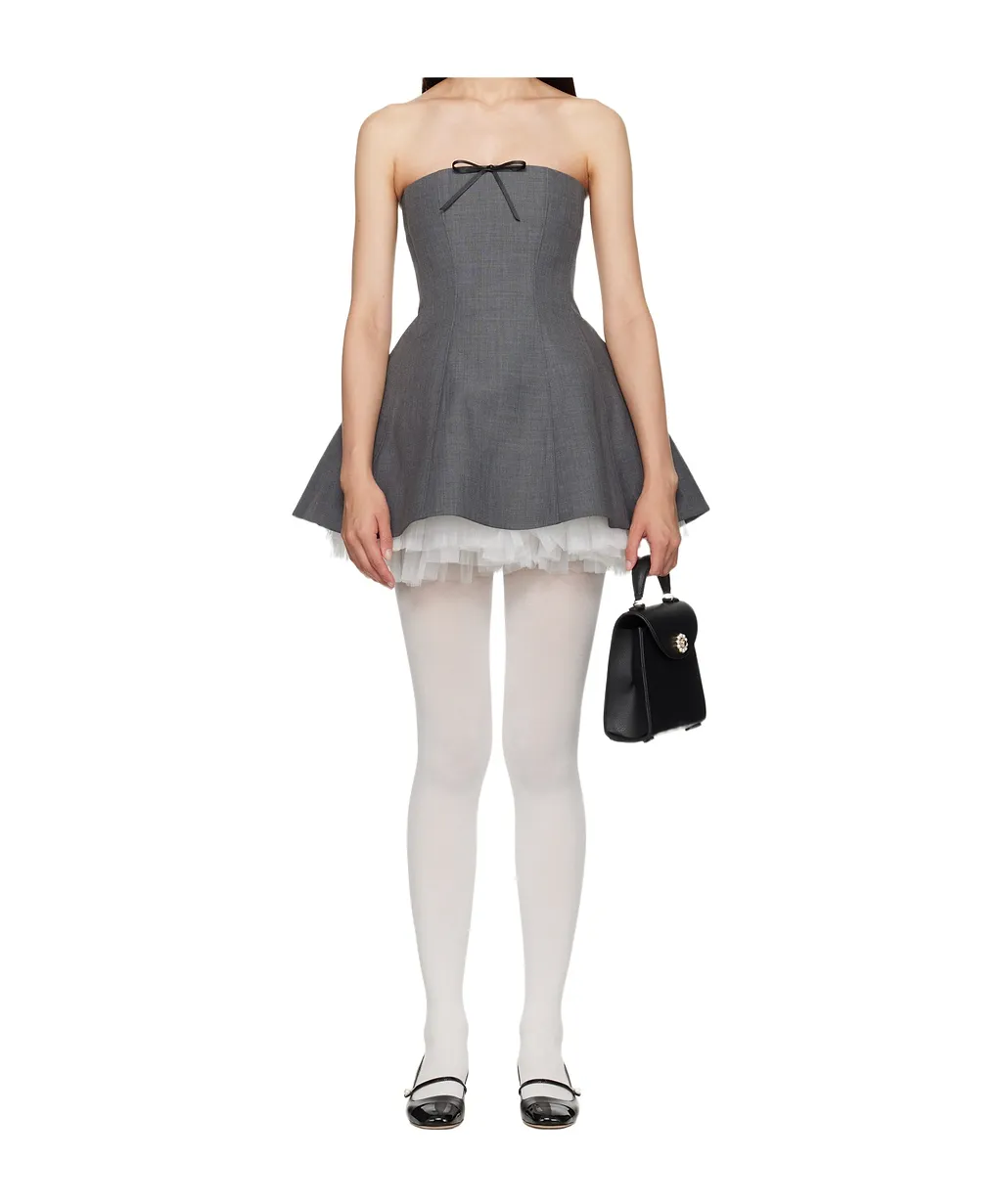 Twill Mini Dress