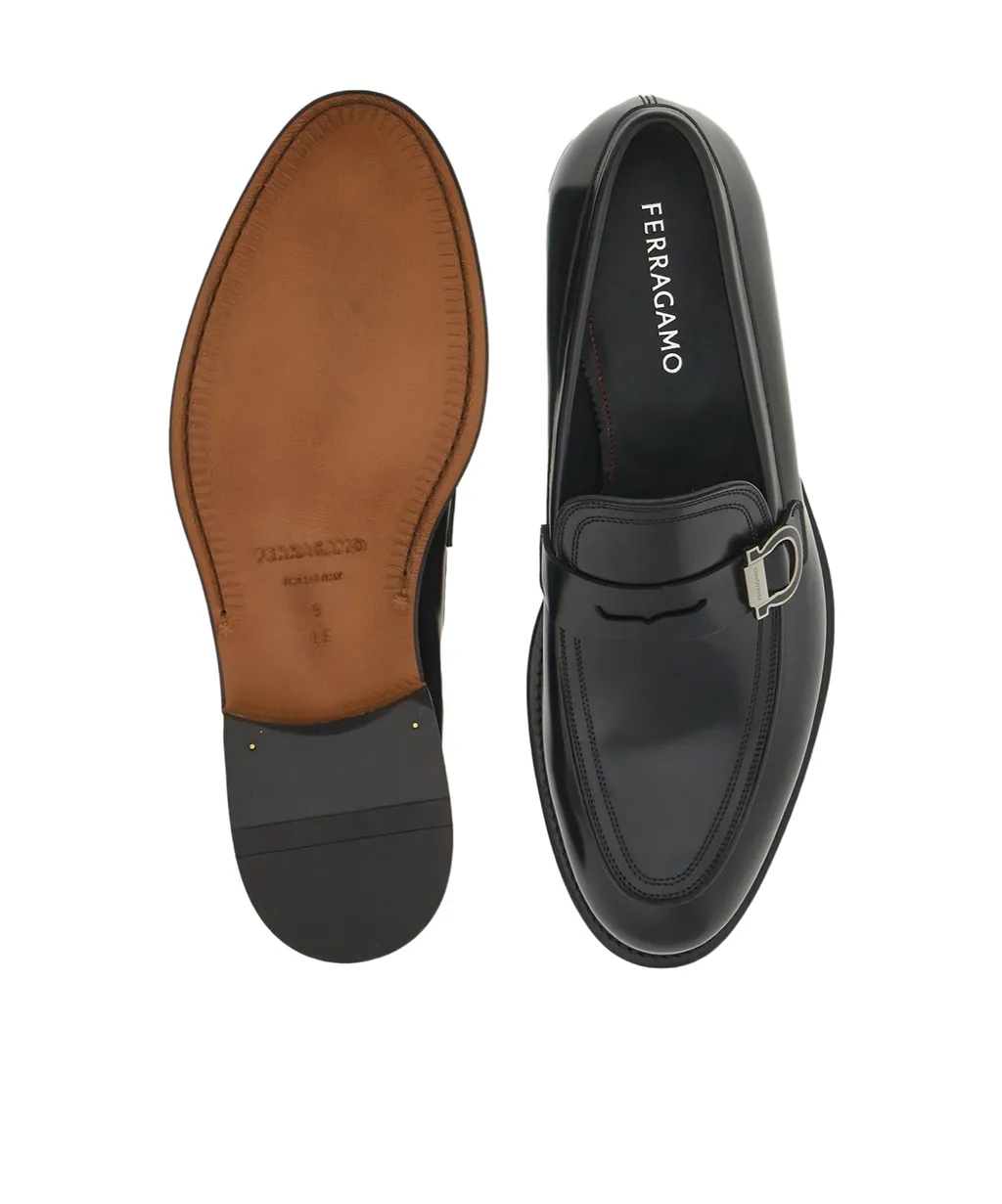 Ferragamo Gancini Ornament Moccasins