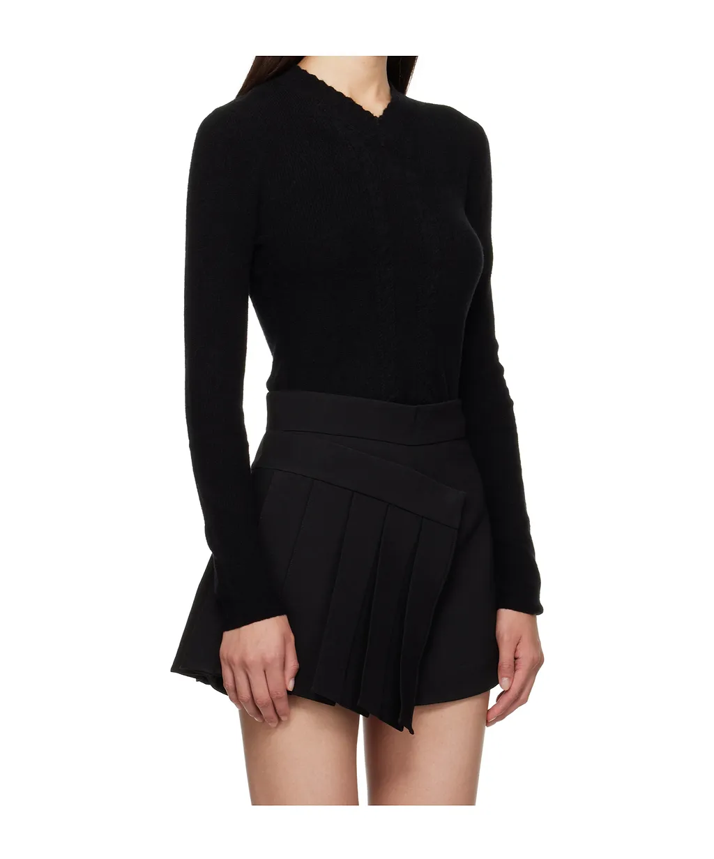 V-Neck Knitted Sweater
