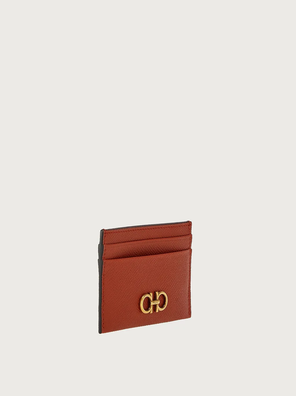 Ferragamo Gancini Plaque Cardholder