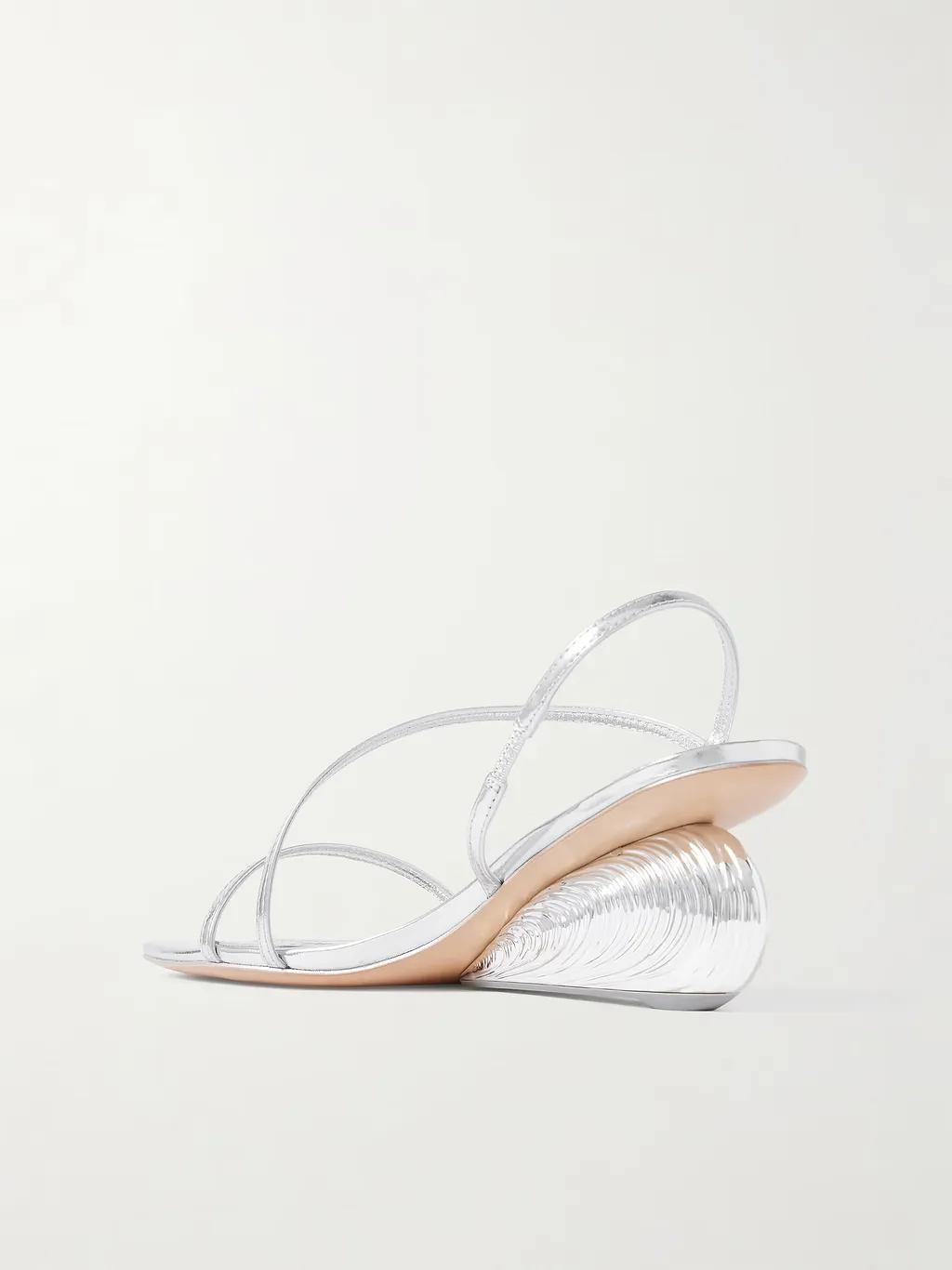Simkhai Bridget Shell Wedge Sandals