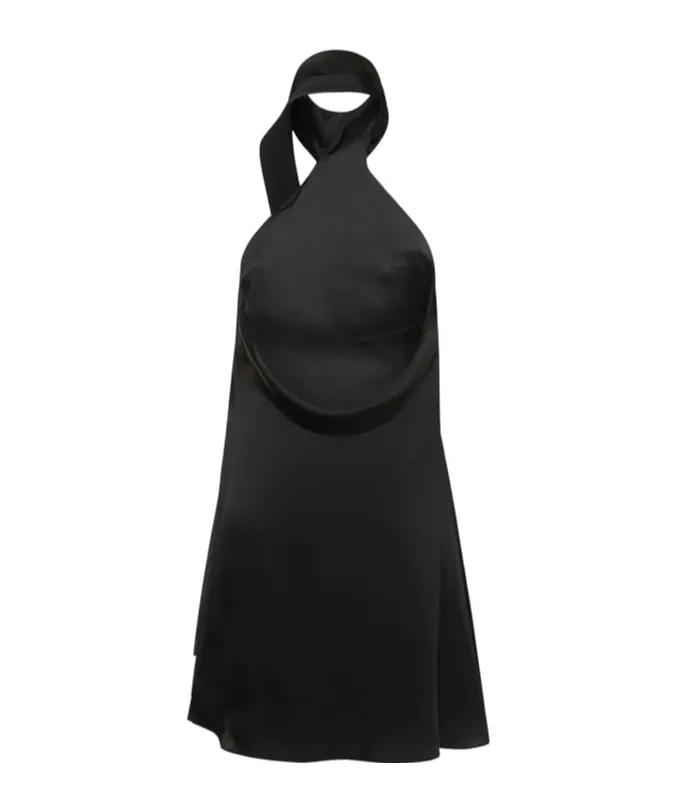 Draped Mini Dress