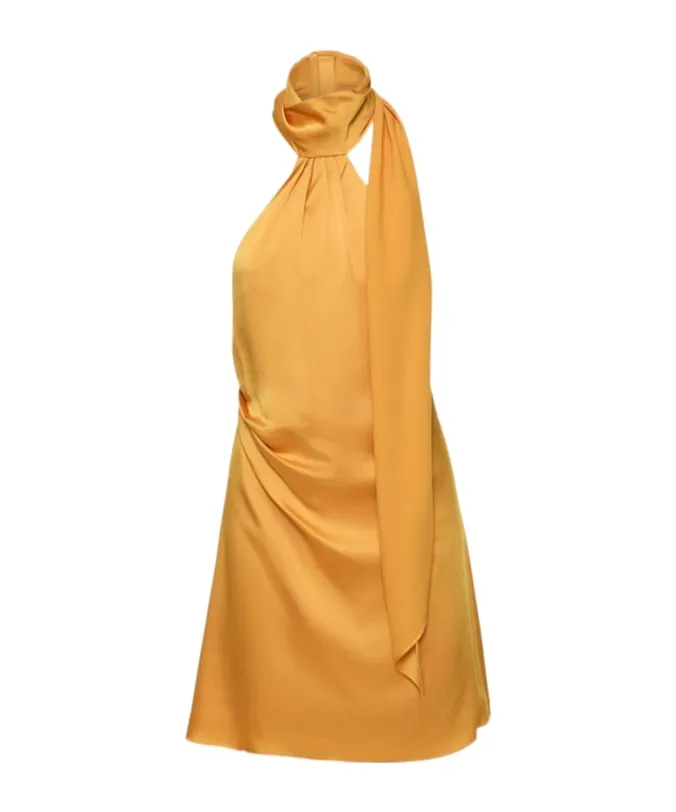 Draped Mini Dress