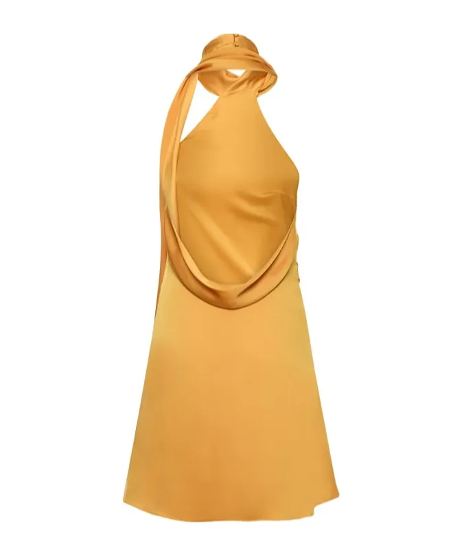 Draped Mini Dress