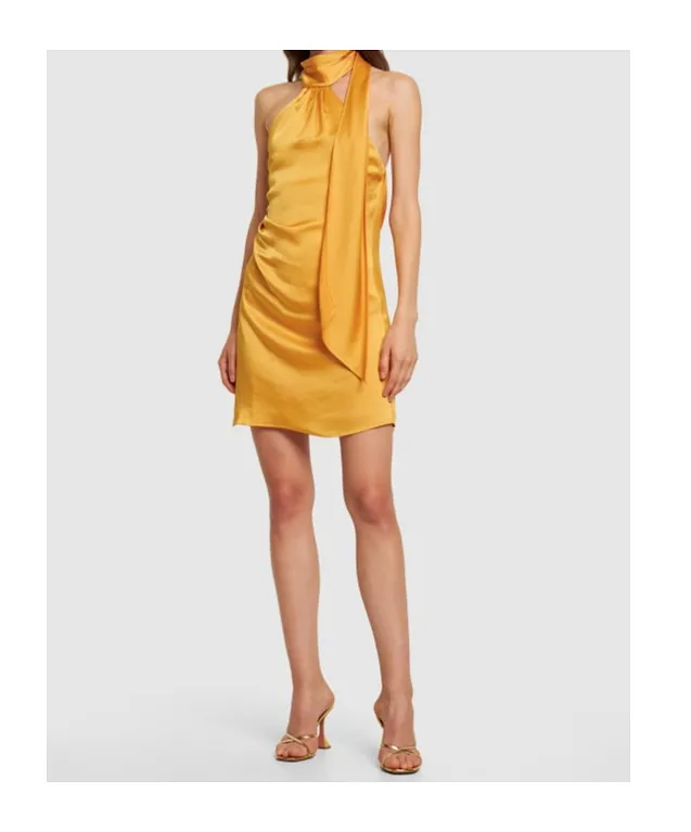 Draped Mini Dress