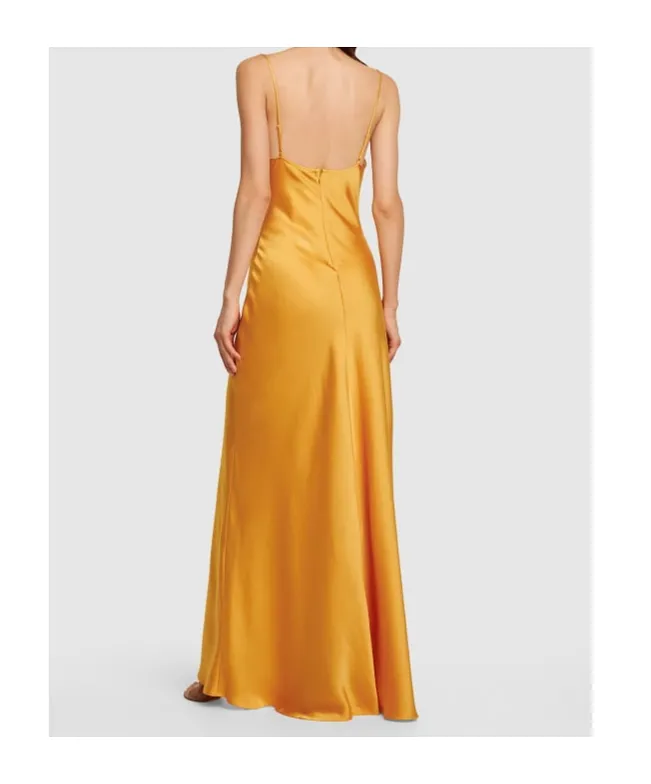 Finely Spaghetti Strap Long Dress
