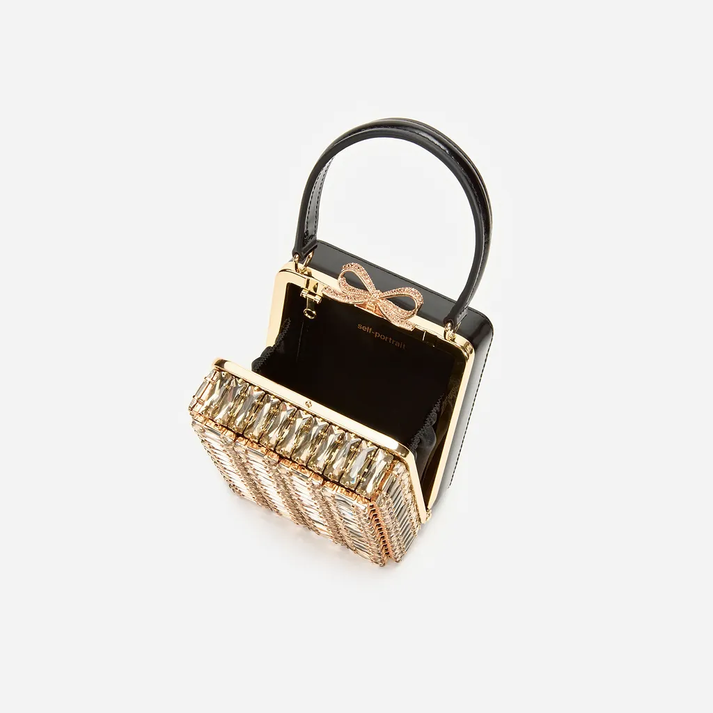 Self-Portrait Embellished Micro Bag