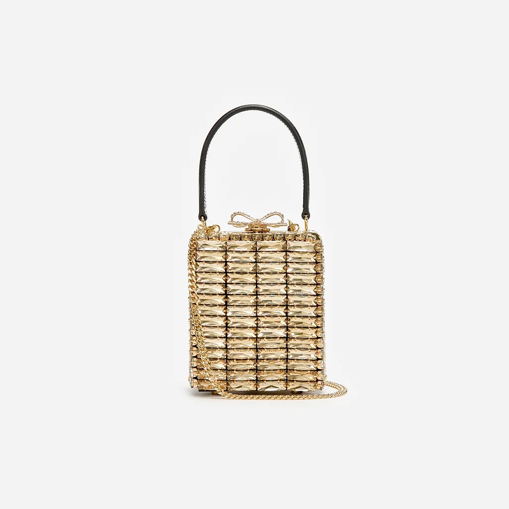 Self-Portrait Embellished Micro Bag