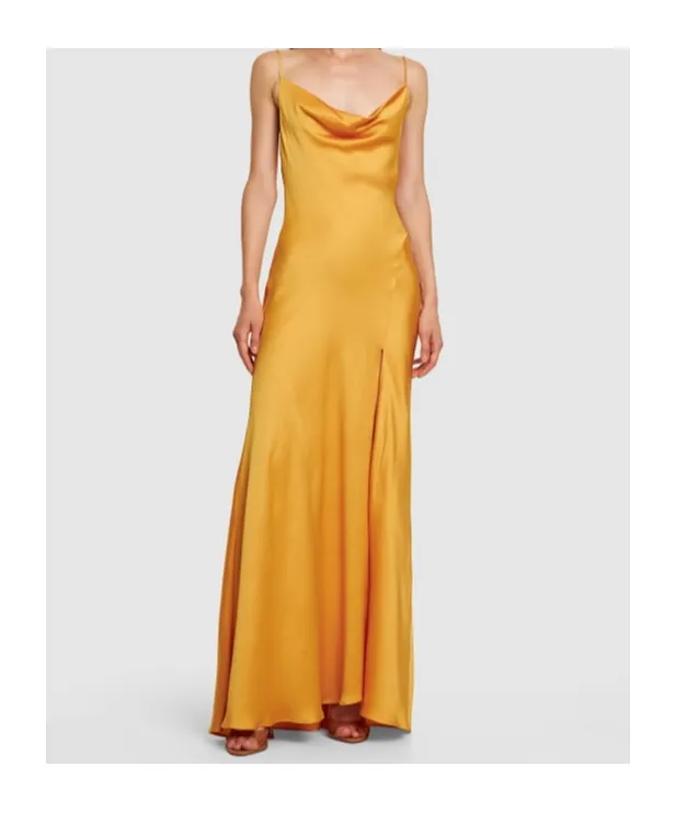 Finely Spaghetti Strap Long Dress