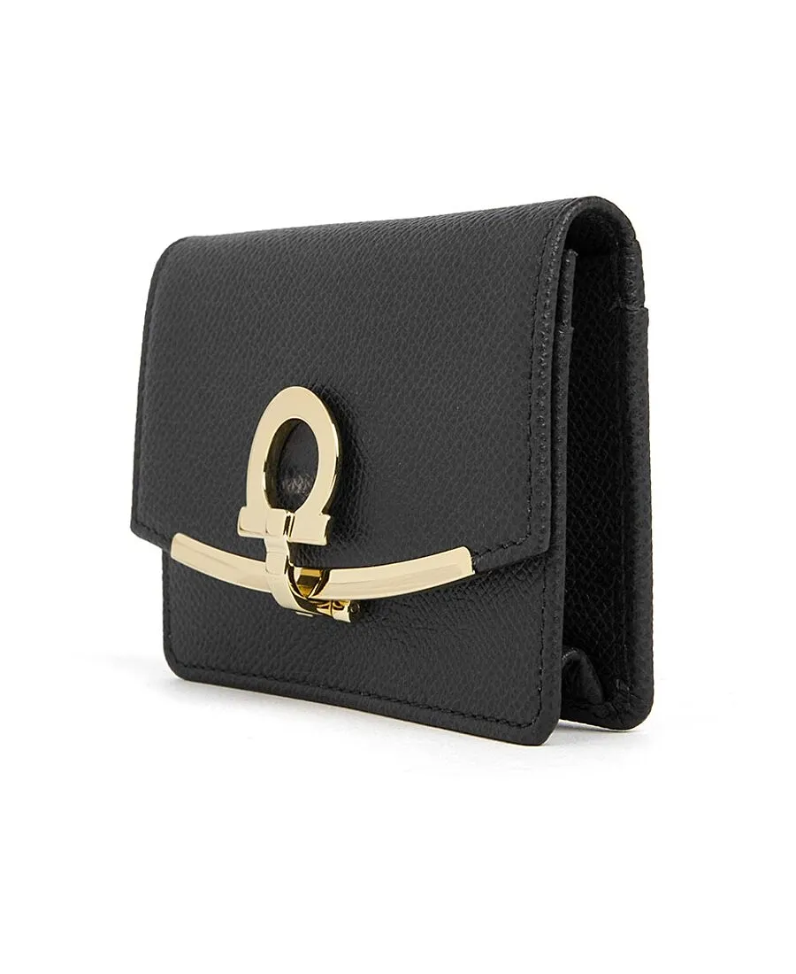 Ferragamo Logo Plaque Wallet