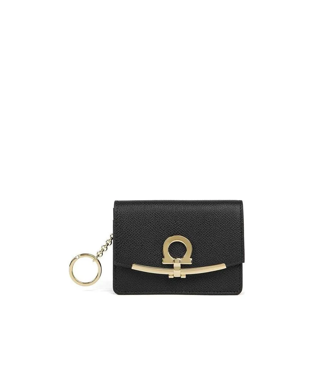 Ferragamo Logo Plaque Wallet