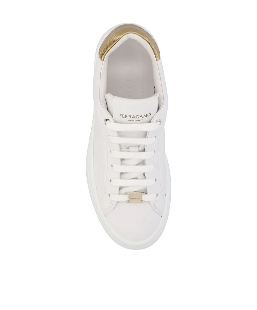 Ferragamo Logo Embossed Sneakers