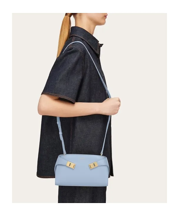Salvatore Ferragamo Mini Hug Logo Printed Crossbody Bag