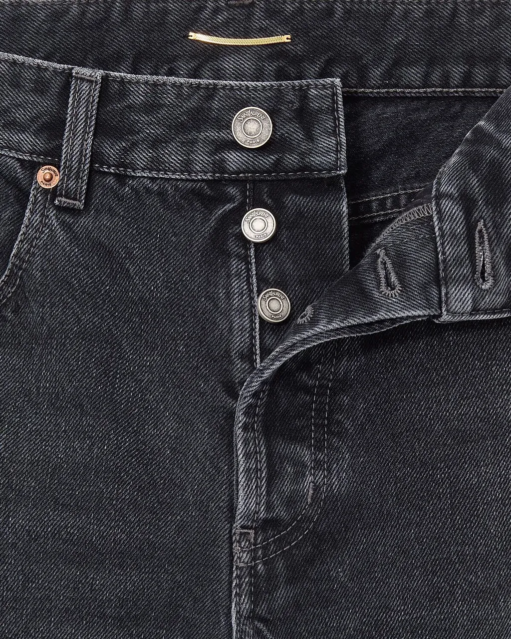Saint Laurent Relax Straight-Leg Jeans