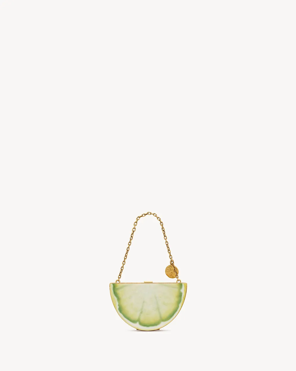 Saint Laurent Evening Mini Lemon Clutch Bag