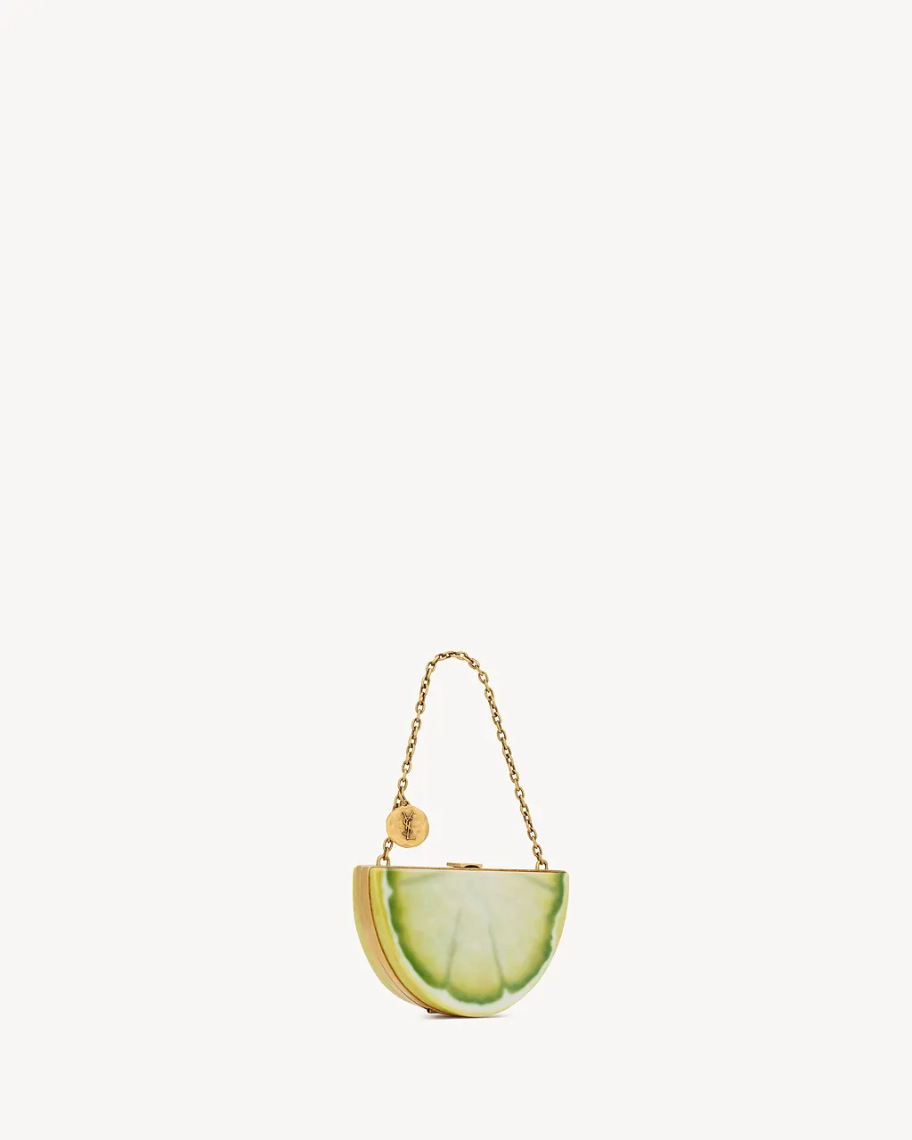 Saint Laurent Evening Mini Lemon Clutch Bag