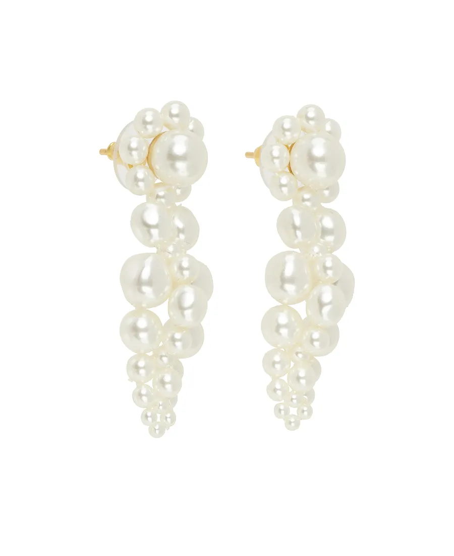 Simone Rocha Faux-Pearl Drop Earrings