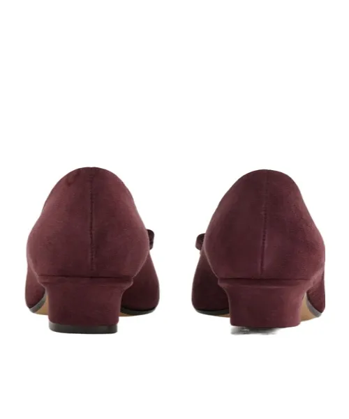 Vara Bow Block Heel Pump