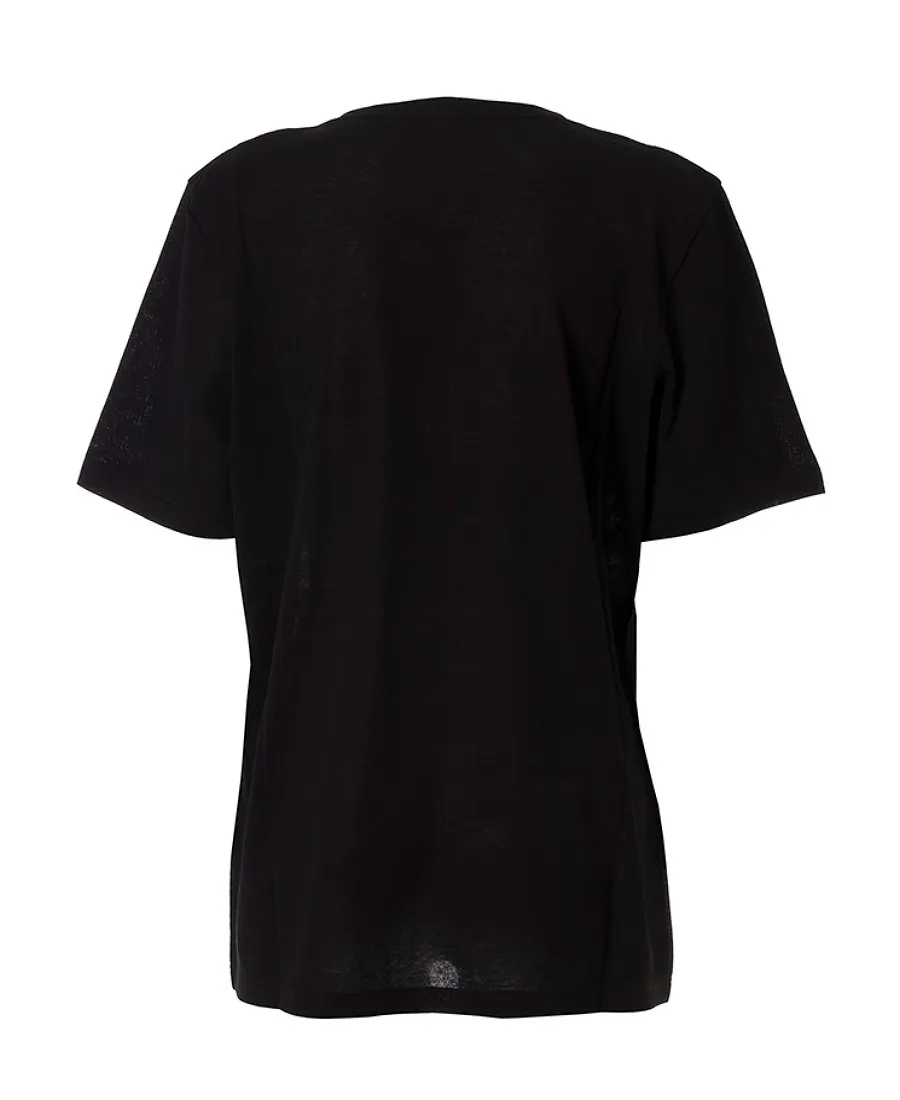 Jacquard Logo Crew Neck T-Shirt