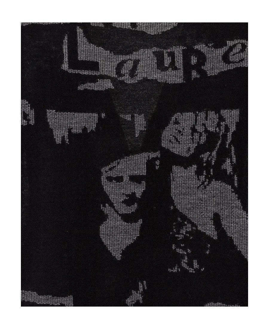 Jacquard Logo Crew Neck T-Shirt