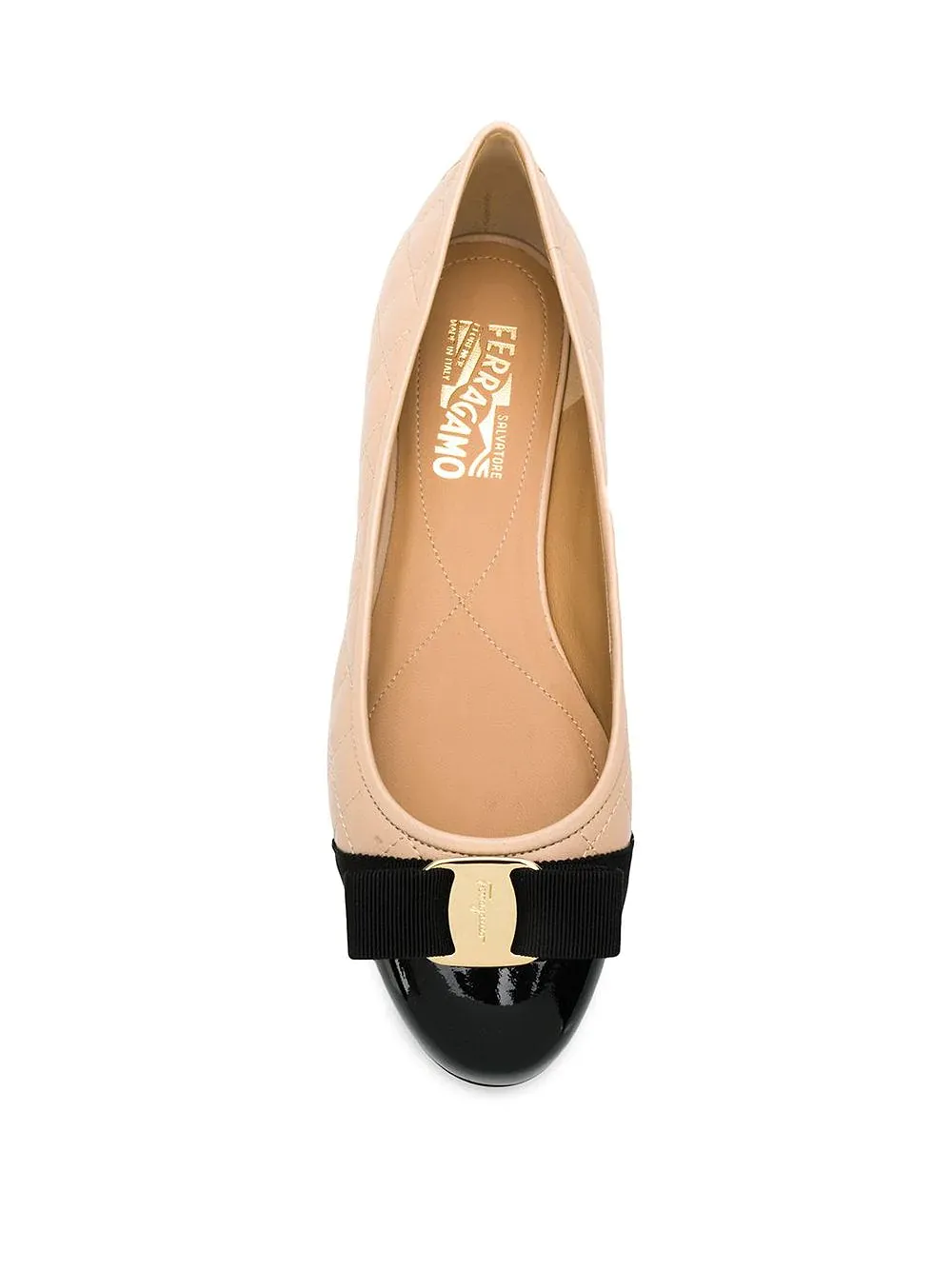 Vara Contrast Ballerinas