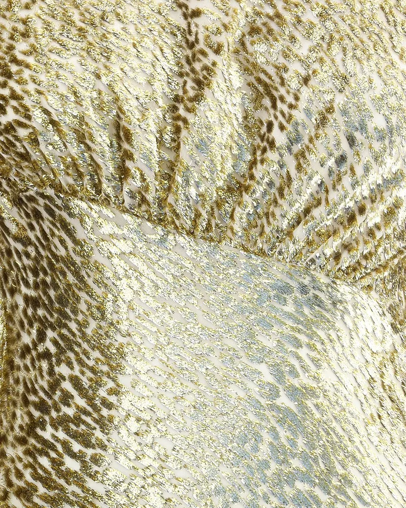 Self-Portrait Sequin Cut-Out Maxi Dress