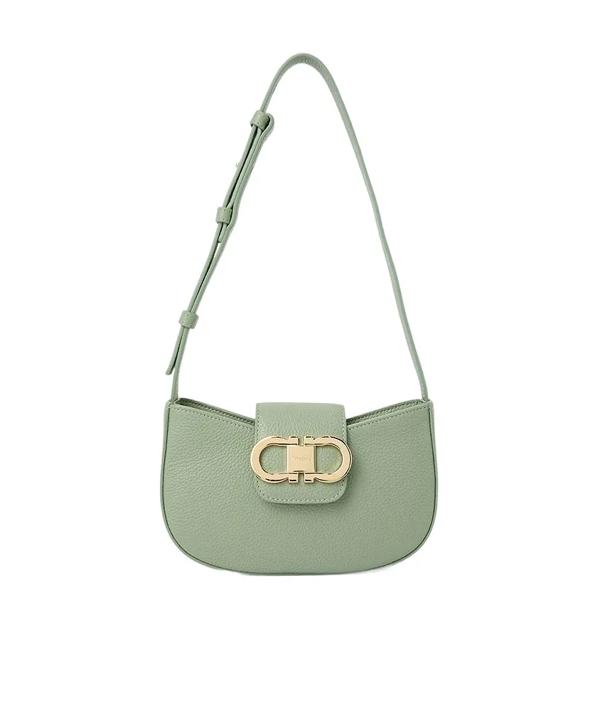 Zippered Shoulder Bag