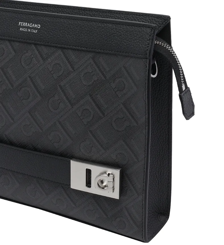 Ferragamo Eyewear Monogram Laptop Bag