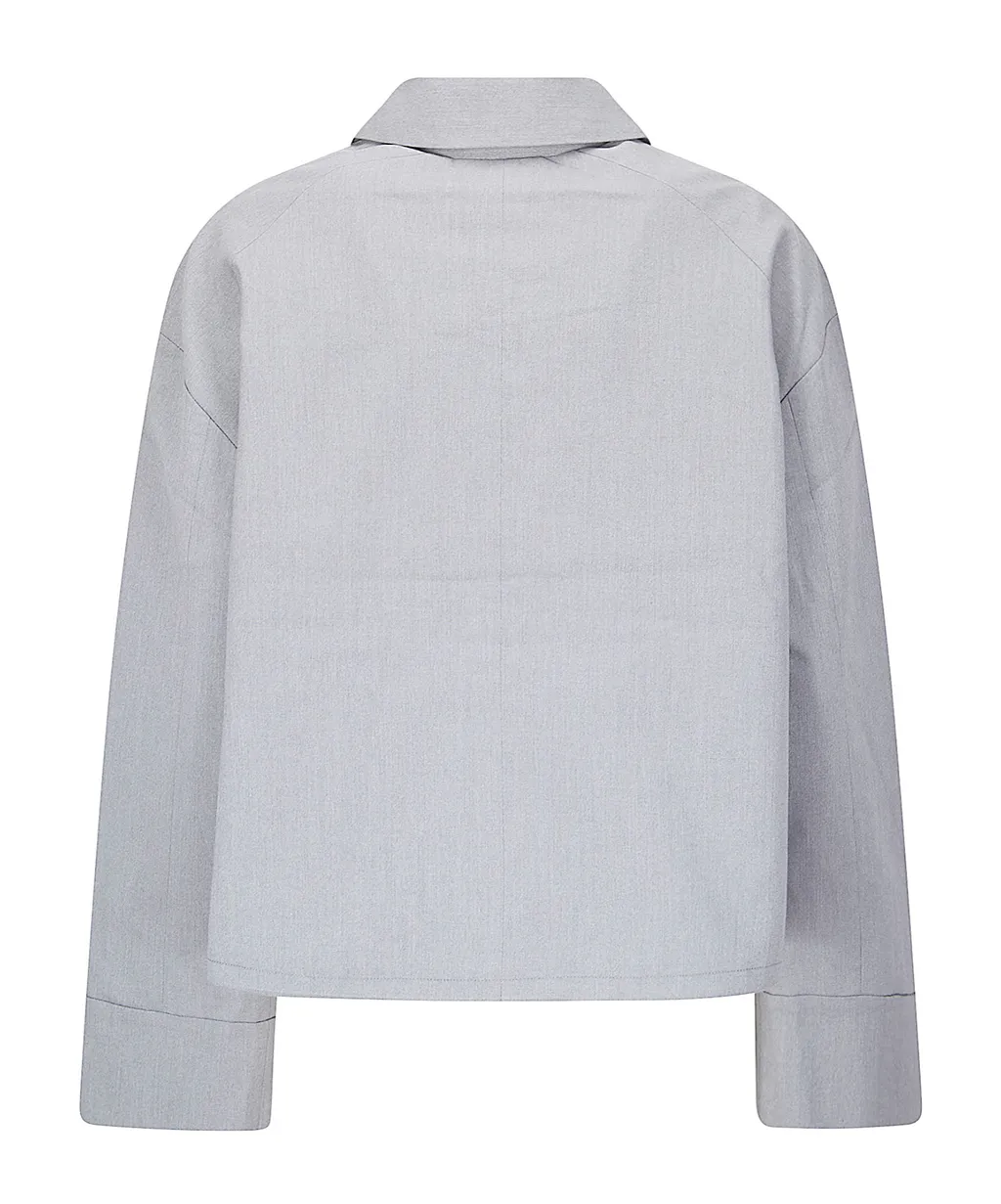 SamsØE SamsØE Sakelly Cropped Button Jacket