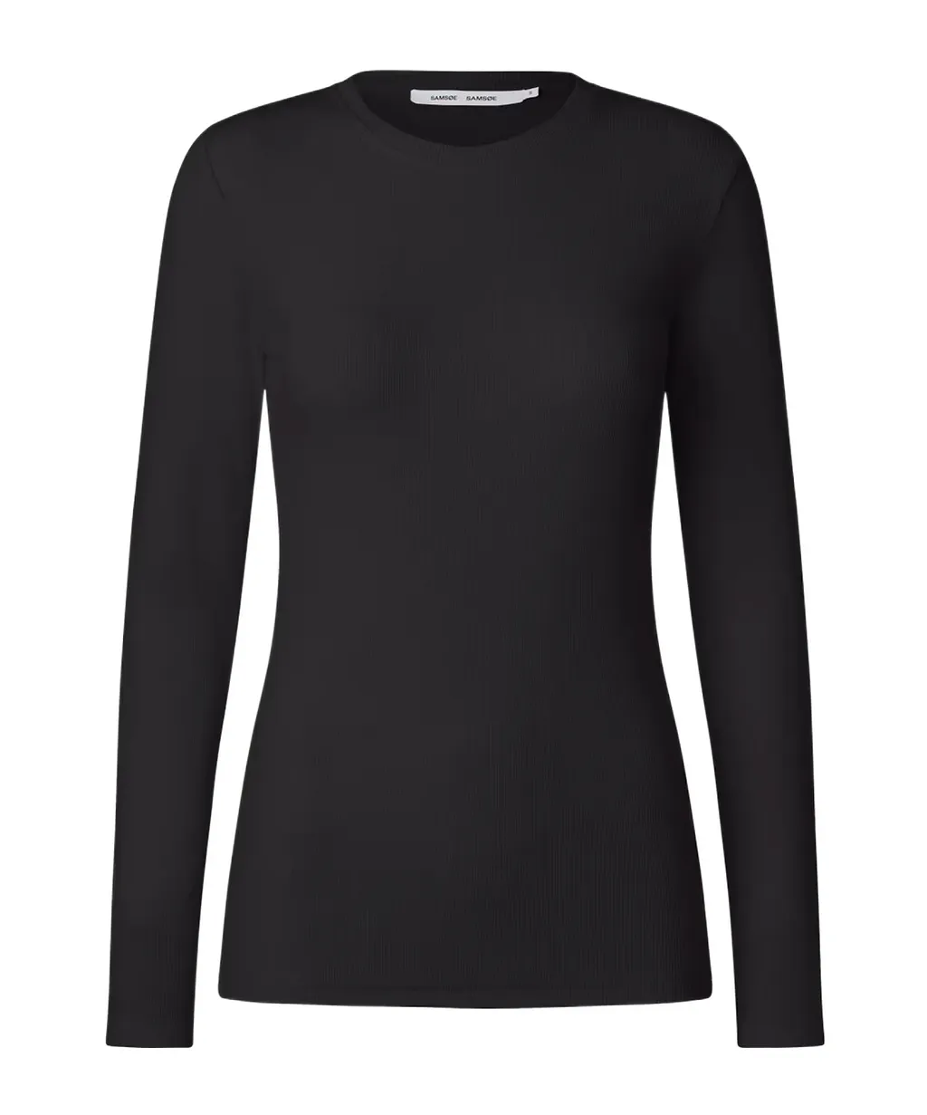Long-Sleeved Crew Neck T-Shirt