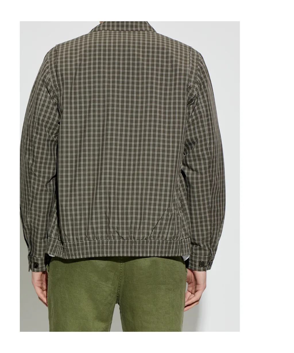 SamsØE SamsØE Sabeck Checked Zip Jacket