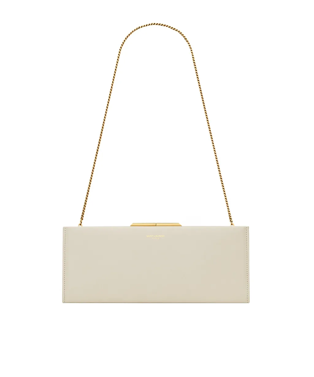 Midnight Small Clutch In Smooth Leather