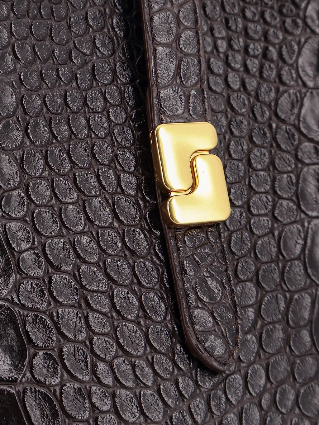 Soeur Bello Embossed Shoulder Bag