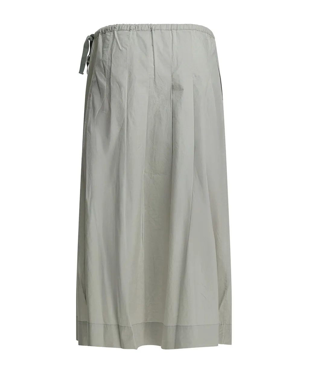 Side-Strap Midi Skirt