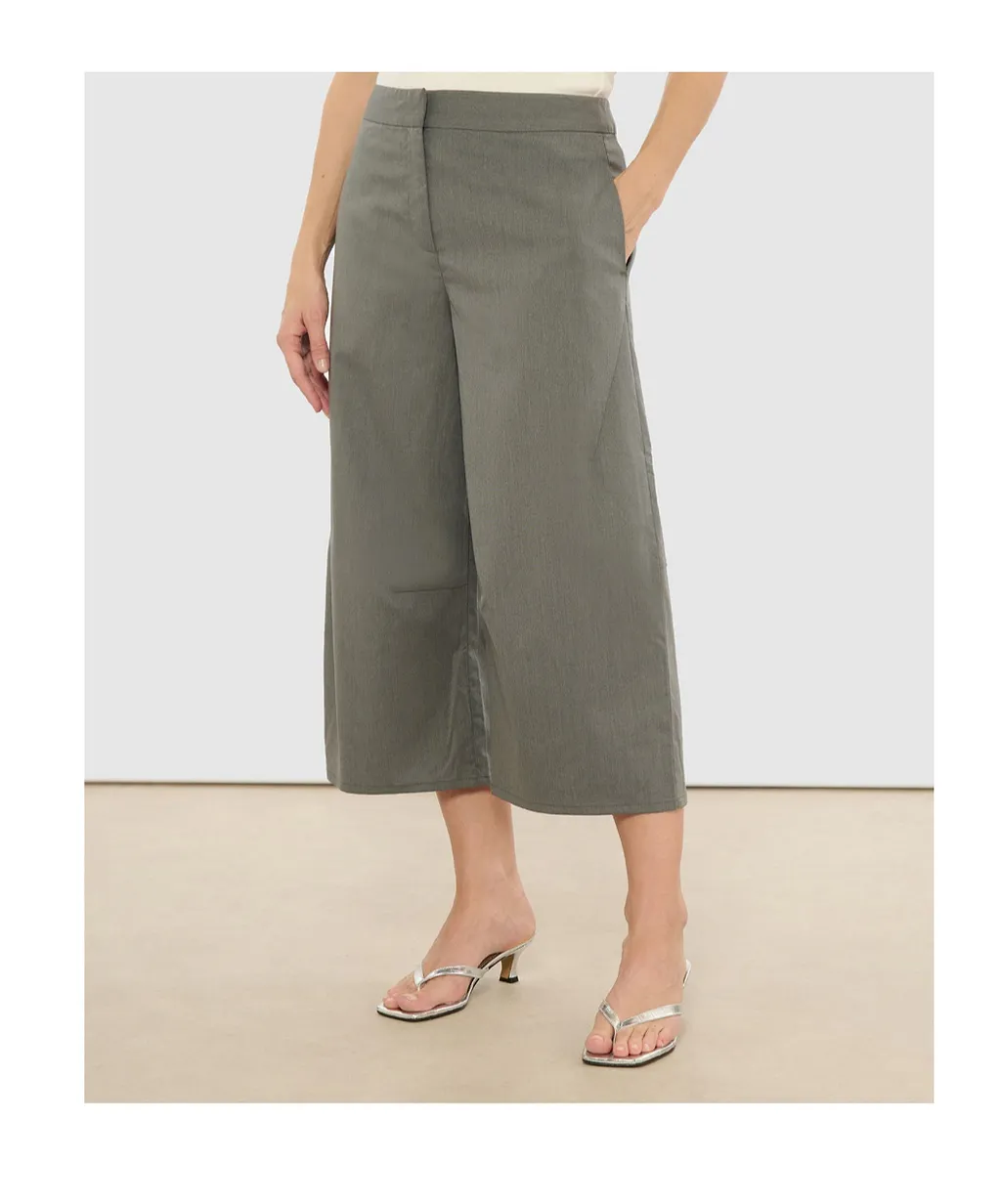 Wide-Leg Shorts