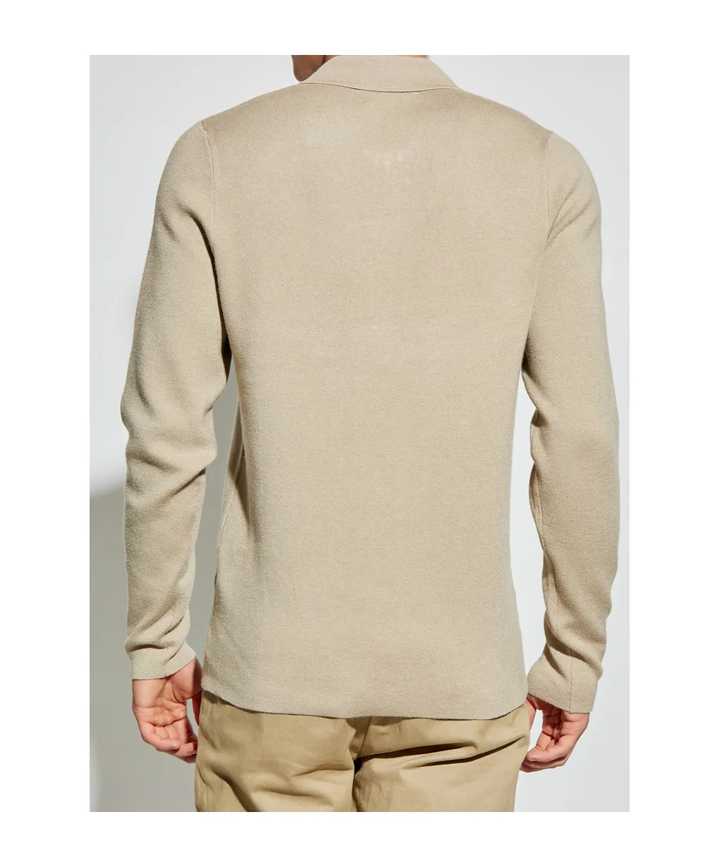 Zip-Neck Polo Shirt