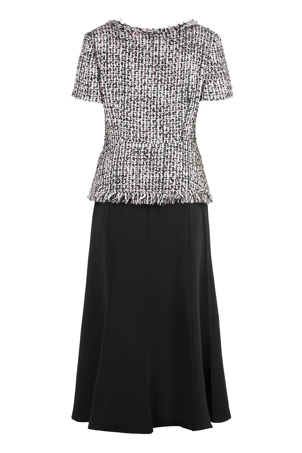 Self-Portrait V-Neck Flared Midi Dress