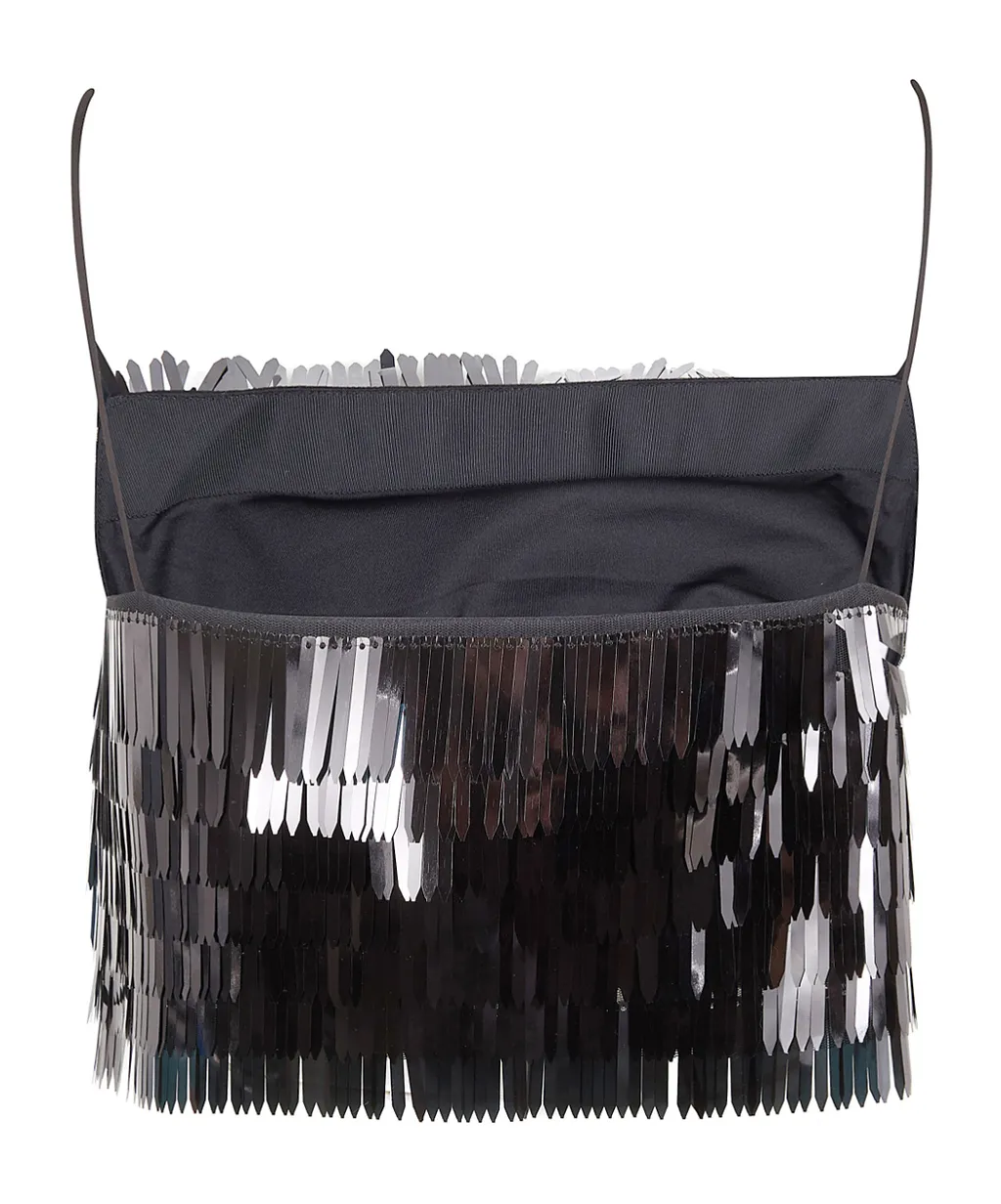 Self-Portrait Sequin Embellished Top