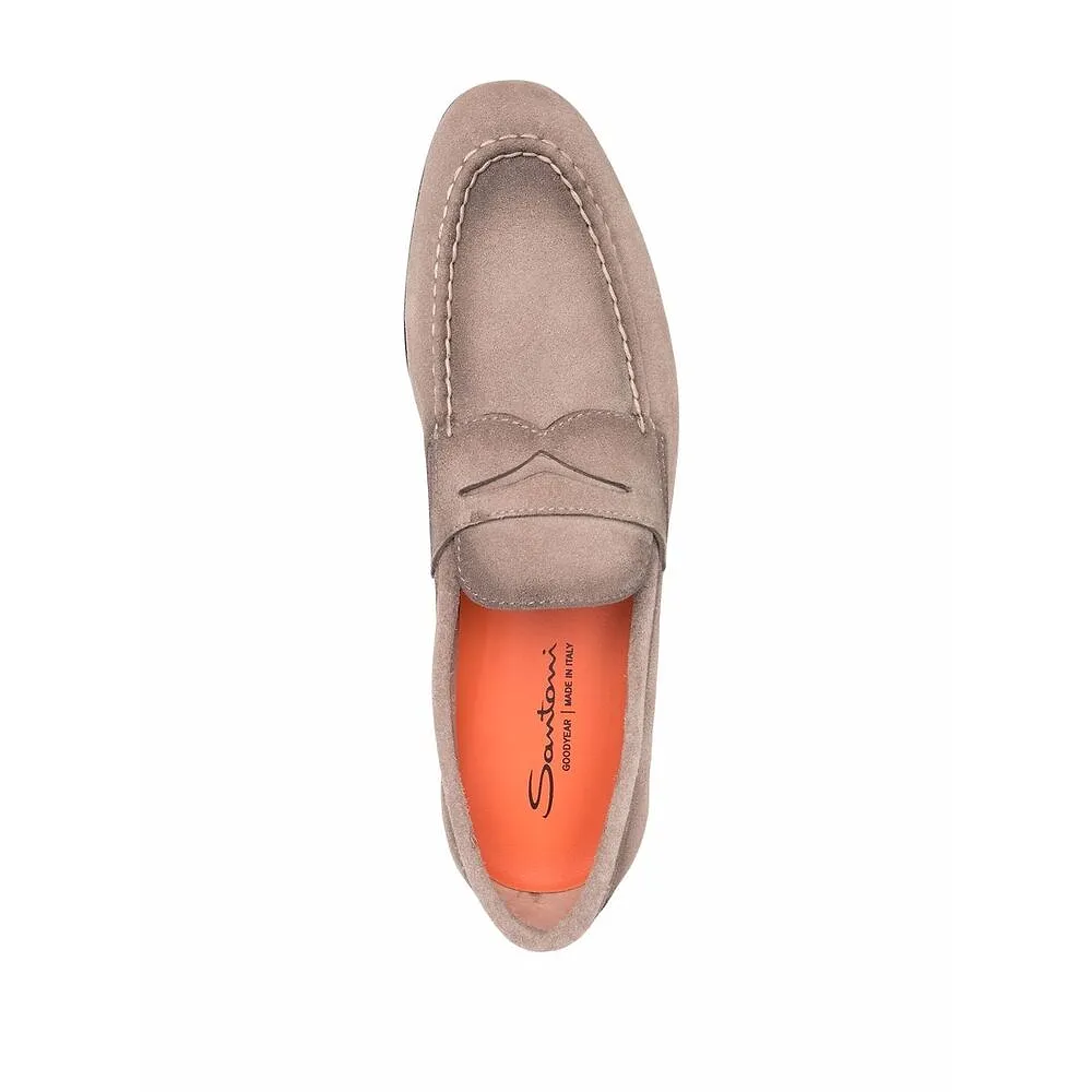 Santoni Slip-On Penny Loafers