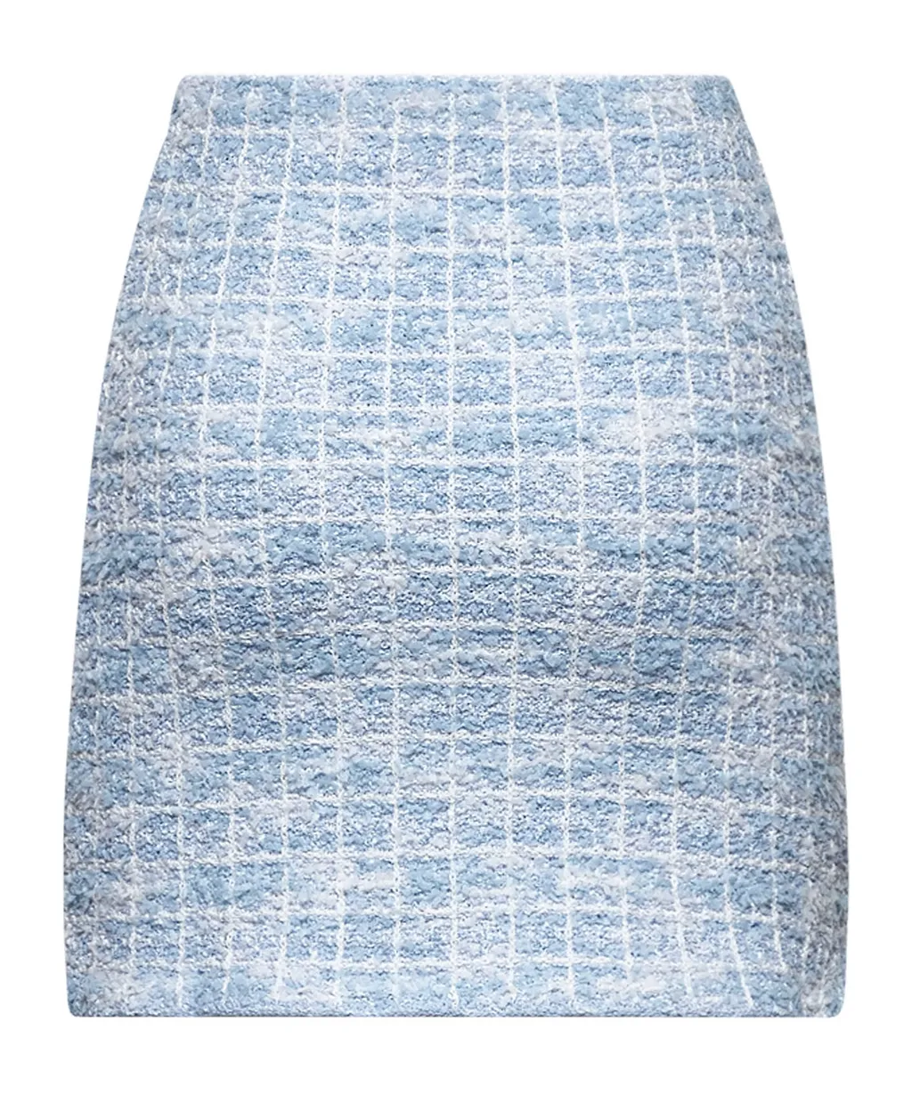 Self-Portrait Tweed Mini Skirt