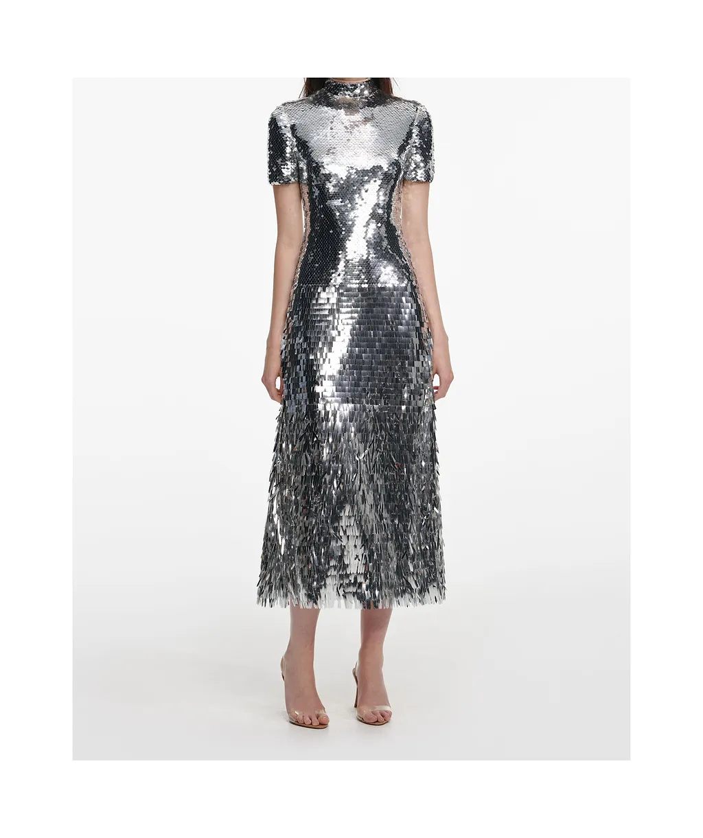 Sequin Midi Dress