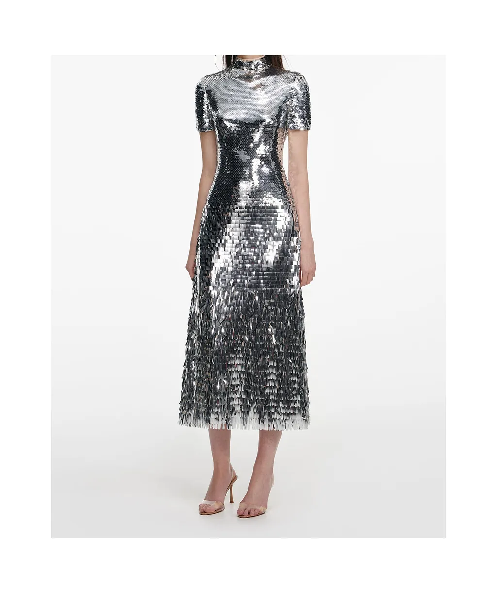Sequin Midi Dress