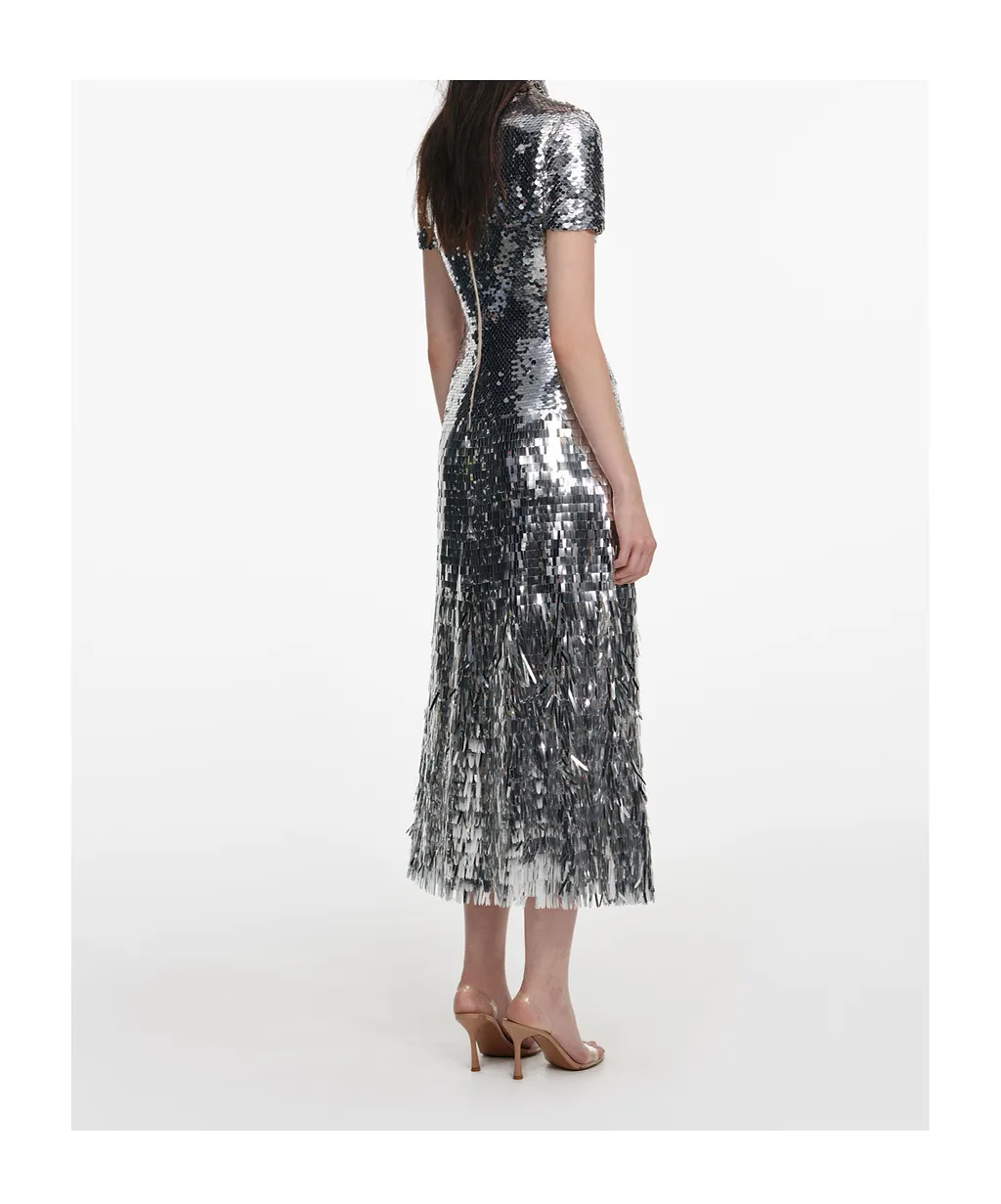 Sequin Midi Dress