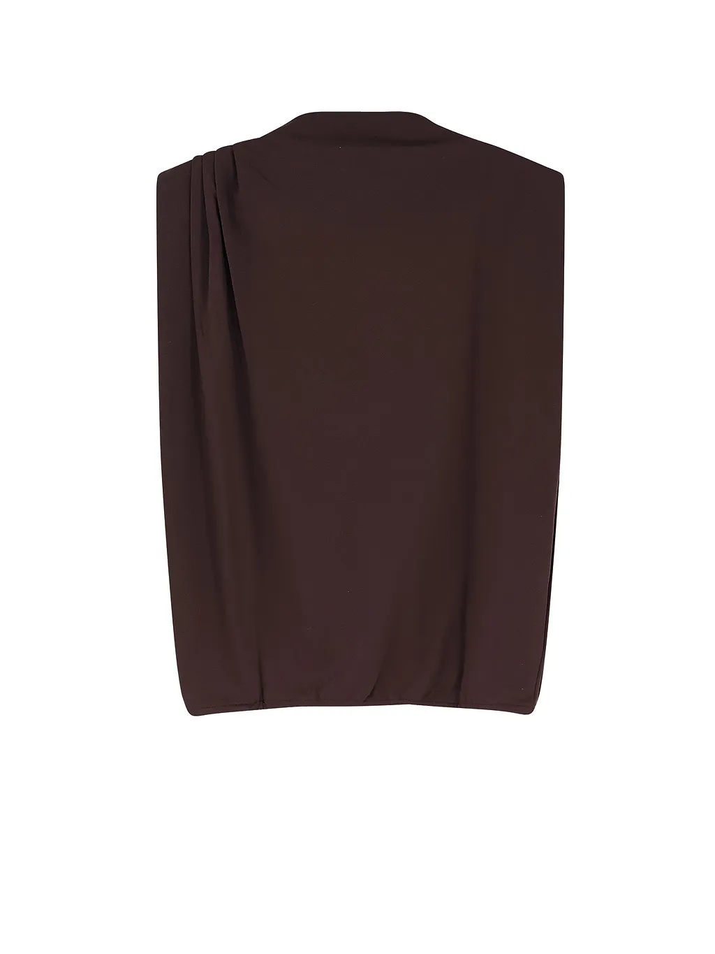 Soeur Idris Pleated Mock-Neck Top
