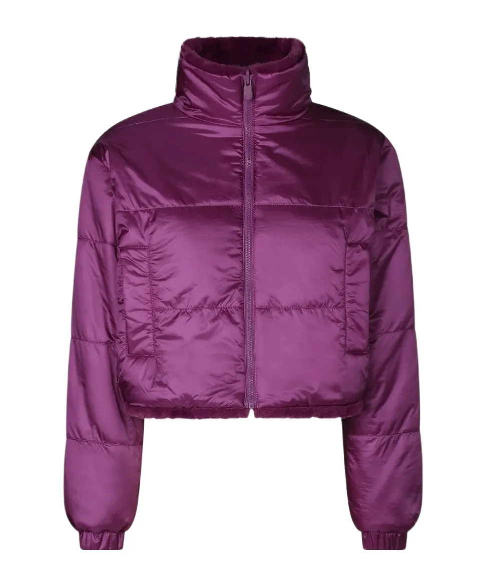 Casual Jacket With Stand-Up Collar And Zipper