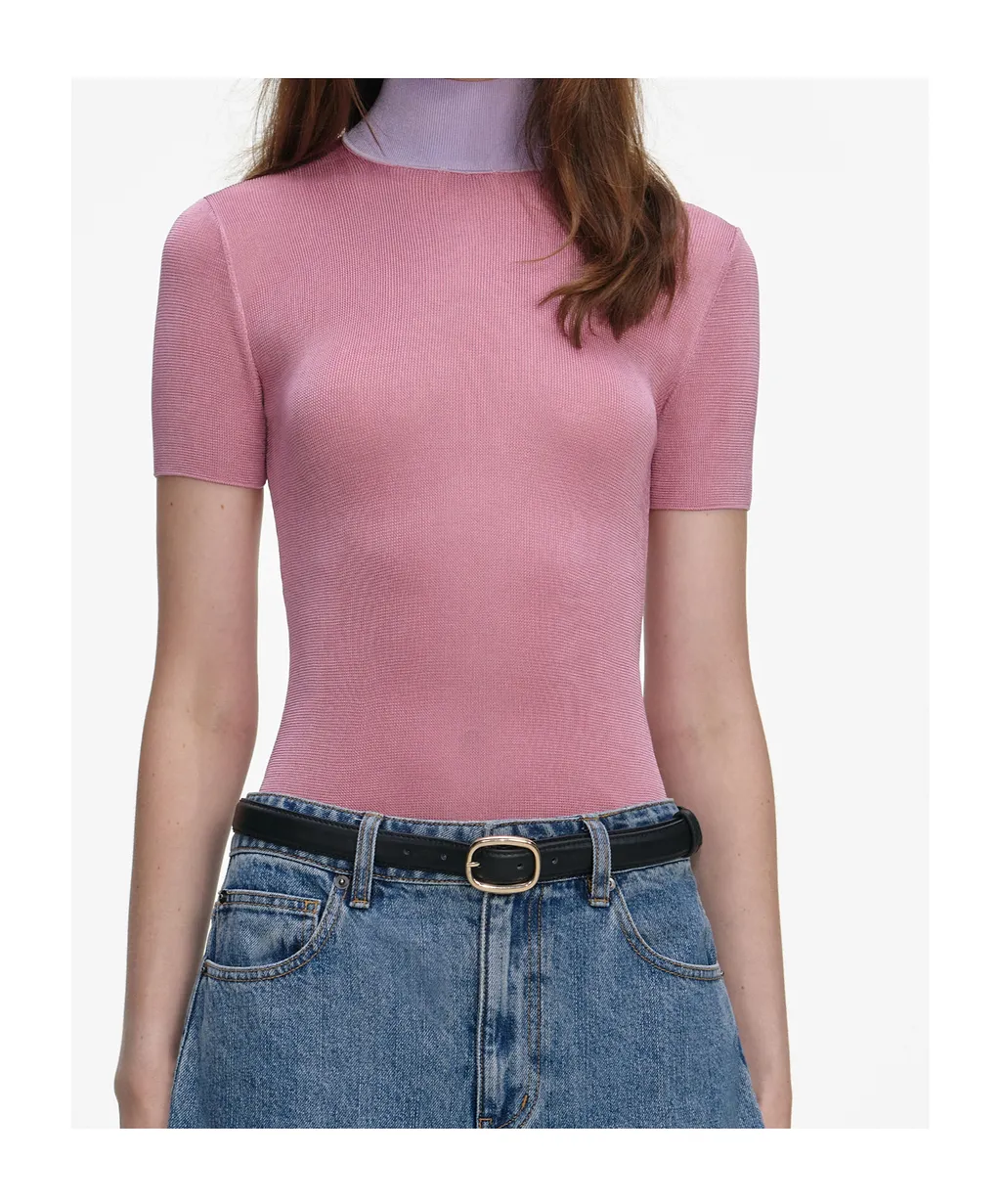 Short Sleeve Knit Top