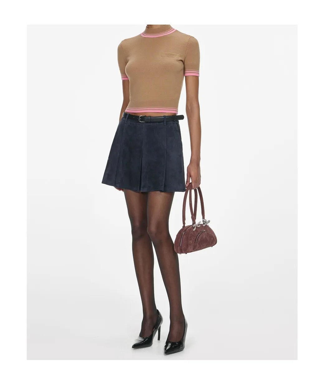 Self-Portrait Pleated Mini Skirt
