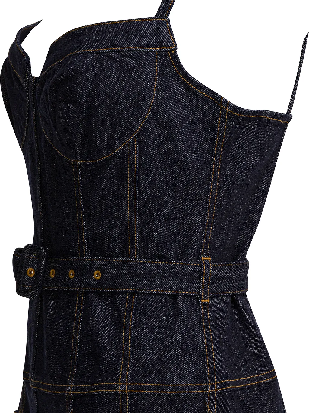 Belted Panelled Dress