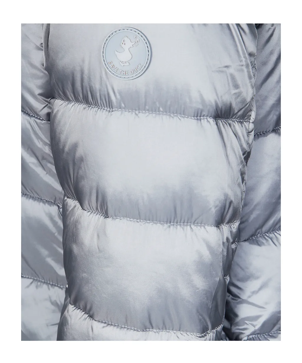 Lydia High-Neck Quilted Coat