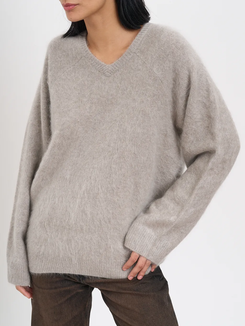 V-Neck Knitted Sweater